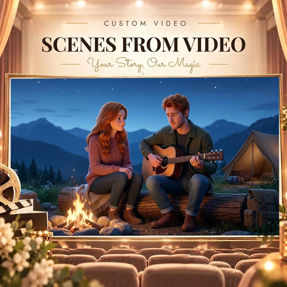 Personalized 3D Animated Love Story Video