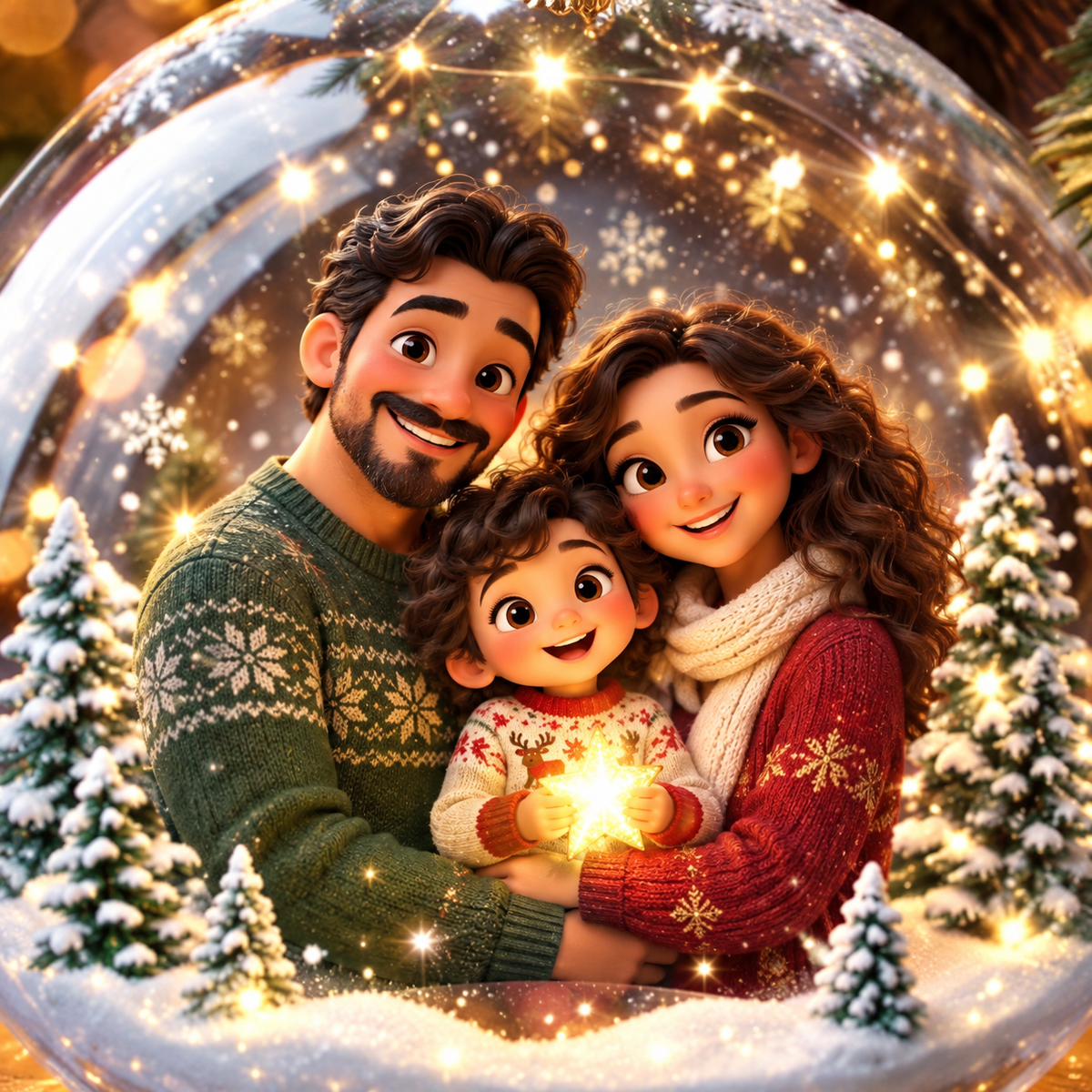 Custom Christmas Ornament Video, Personalized Animated Holiday Greeting, Unique Christmas Video Gift
