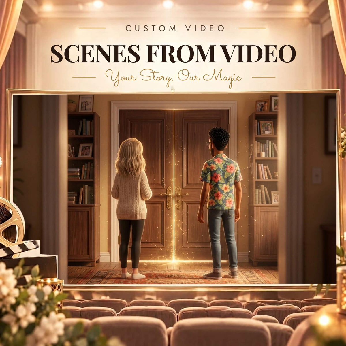 Personalized 3D Animated Gender Reveal Video