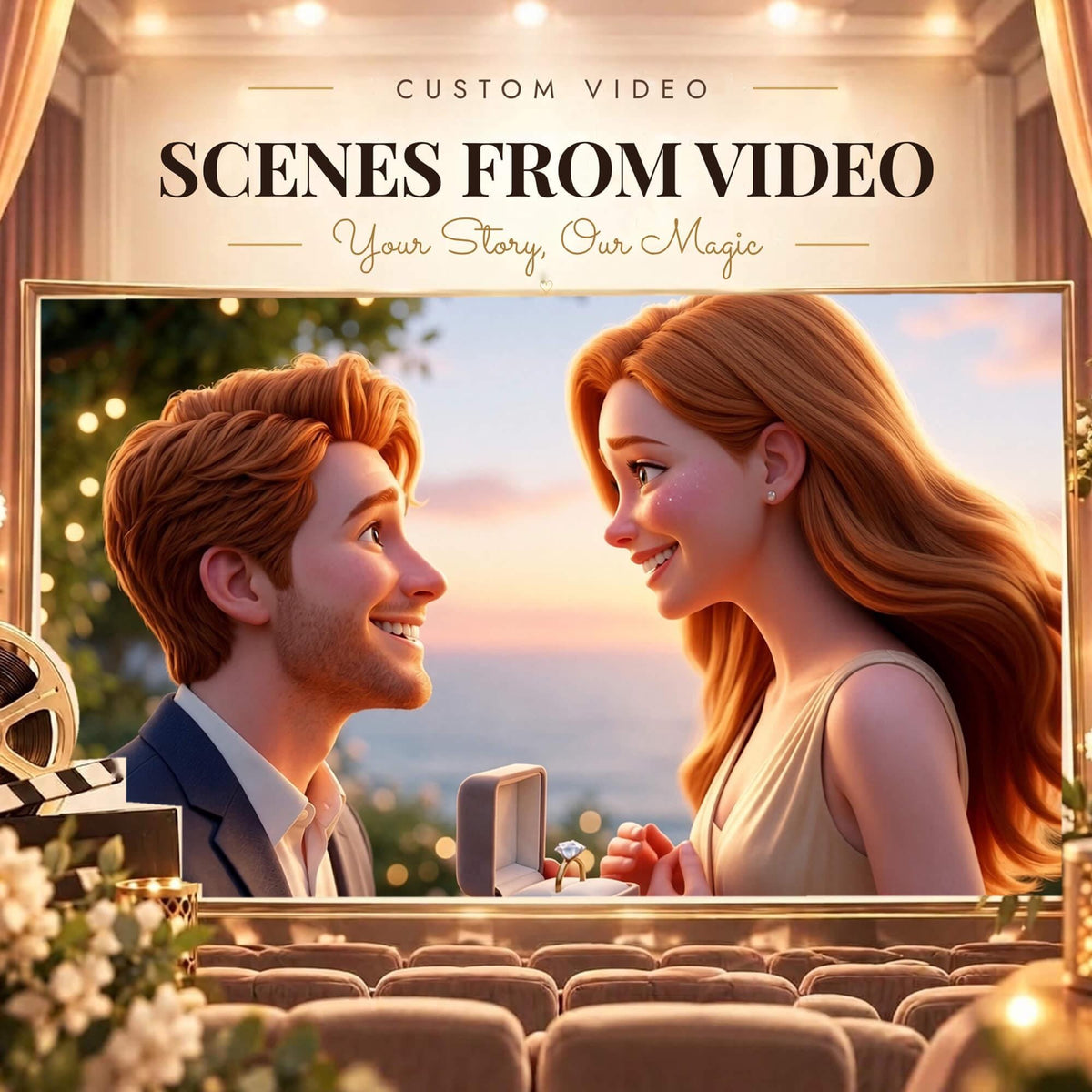 Personalized 3D Animated Love Story Video