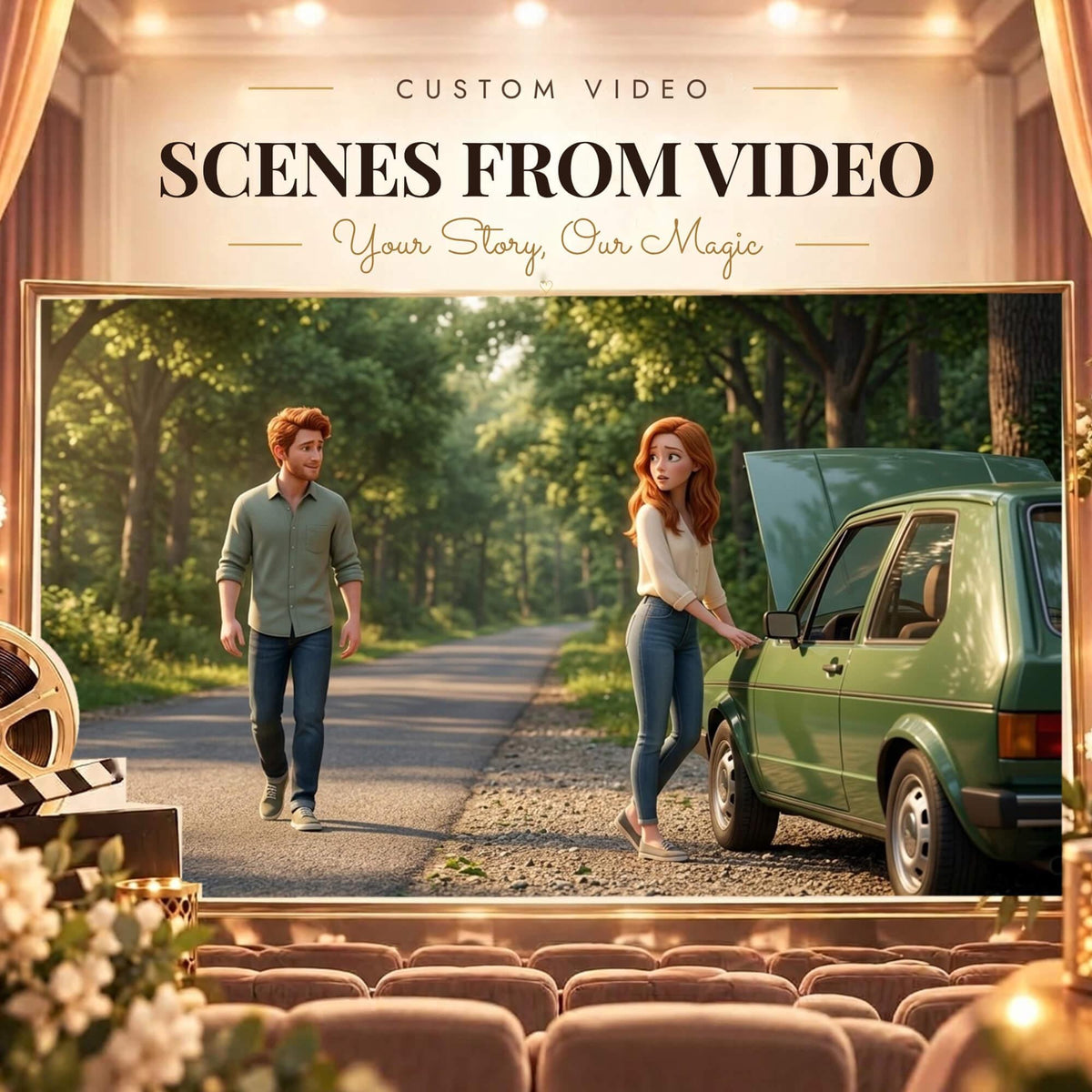 Personalized 3D Animated Love Story Video