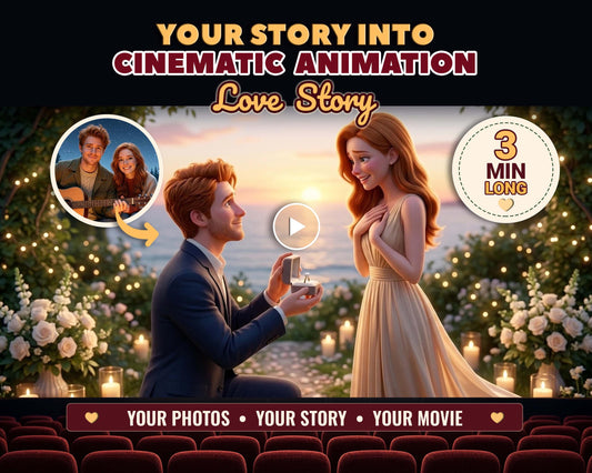 Personalized 3D Animated Love Story Video